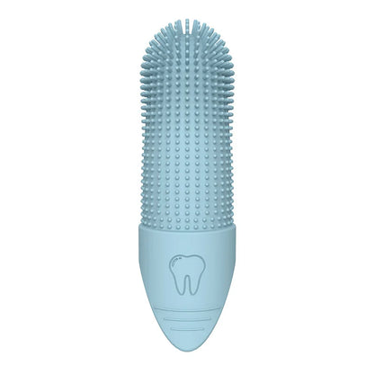 escova de dente azul