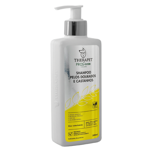 Shampoo para Pelos Dourados e Castanhos - 300 ml