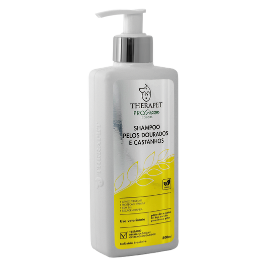 Shampoo para Pelos Dourados e Castanhos - 300 ml